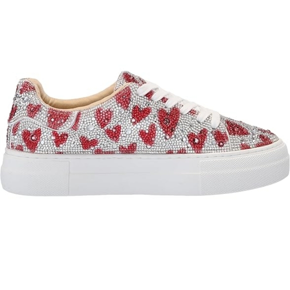 Betsey Johnson Women's Sidny Sneaker, Heart - Picture 8 of 8